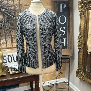 Gorgeous mesh and textured jacket